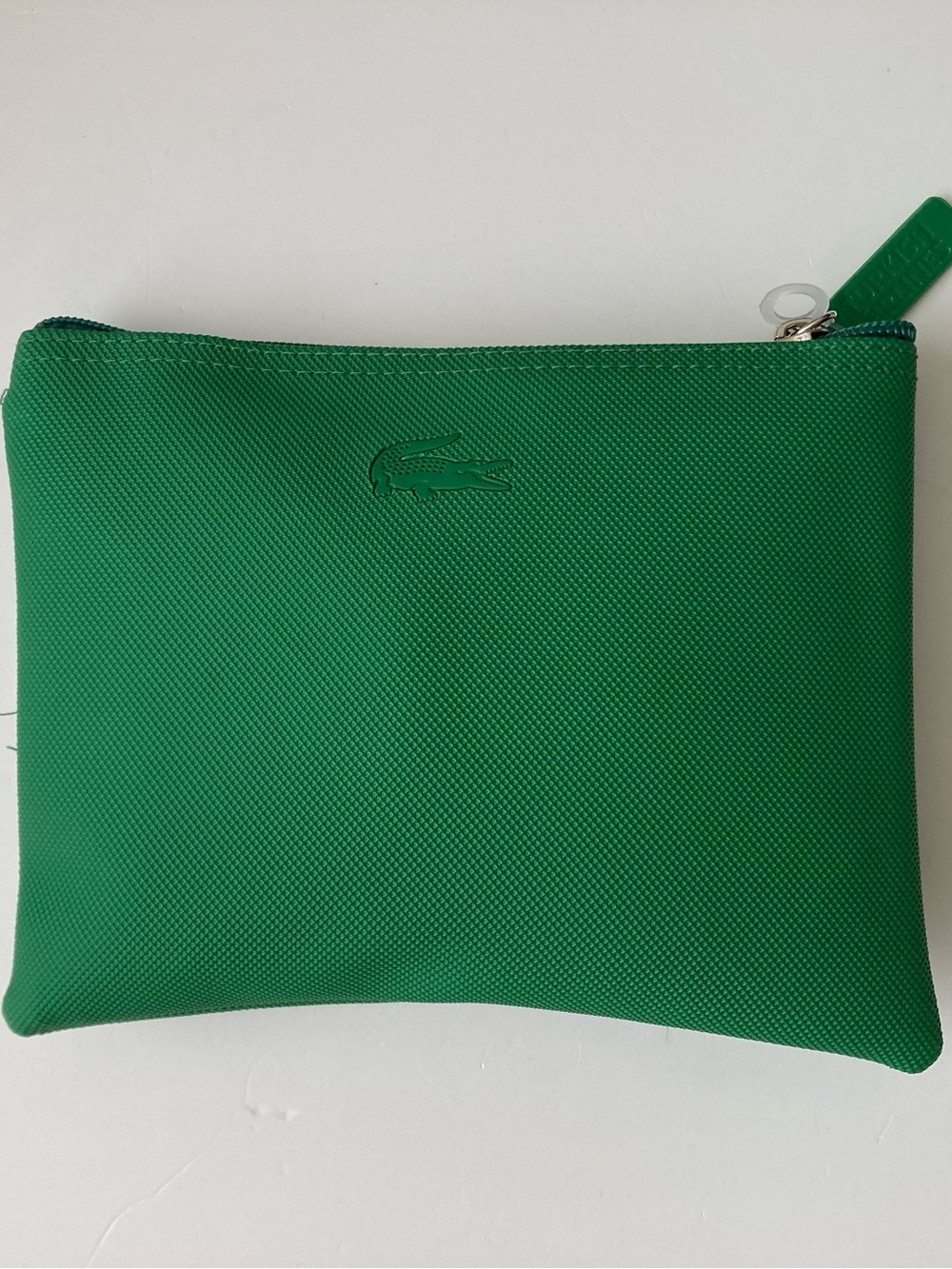 Lacoste Green Turkish Airlines Amenity Cosmetic Makeup Bag Kit New